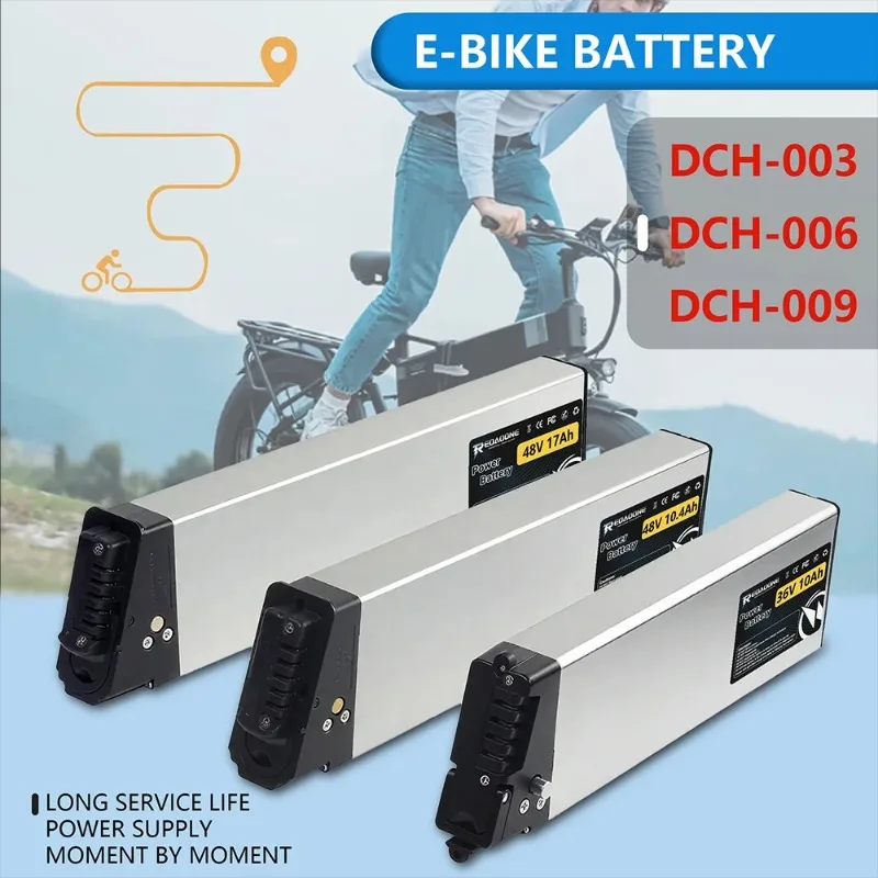 48V 17Ah 15Ah 12.8Ah 10.4Ah 36V 10Ah 12Ah 15Ah 52V 12.5Ah 15Ah 17Ah DCH-003 DCH-006 DCH-009 350W~1000W Motor battery