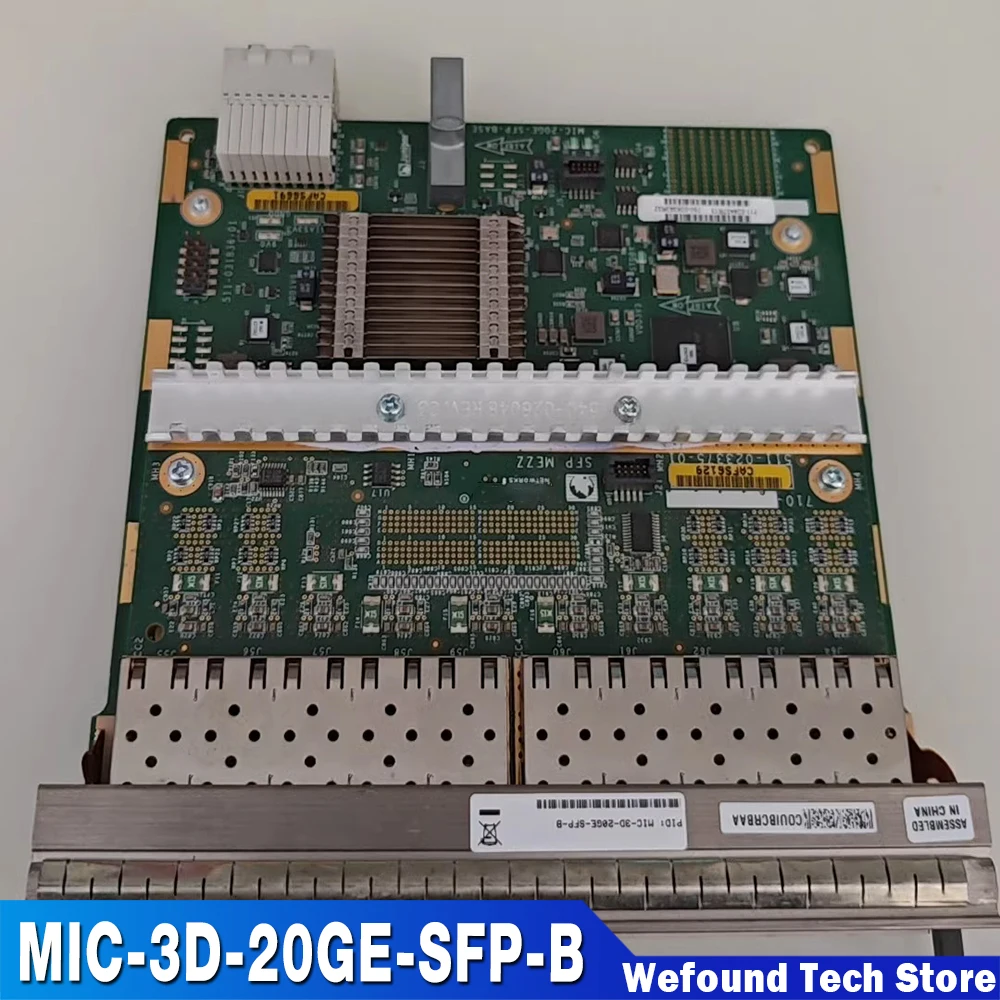 

MIC-3D-20GE-SFP-B Для интерфейсной карты модуля Gigabit JUNIPER