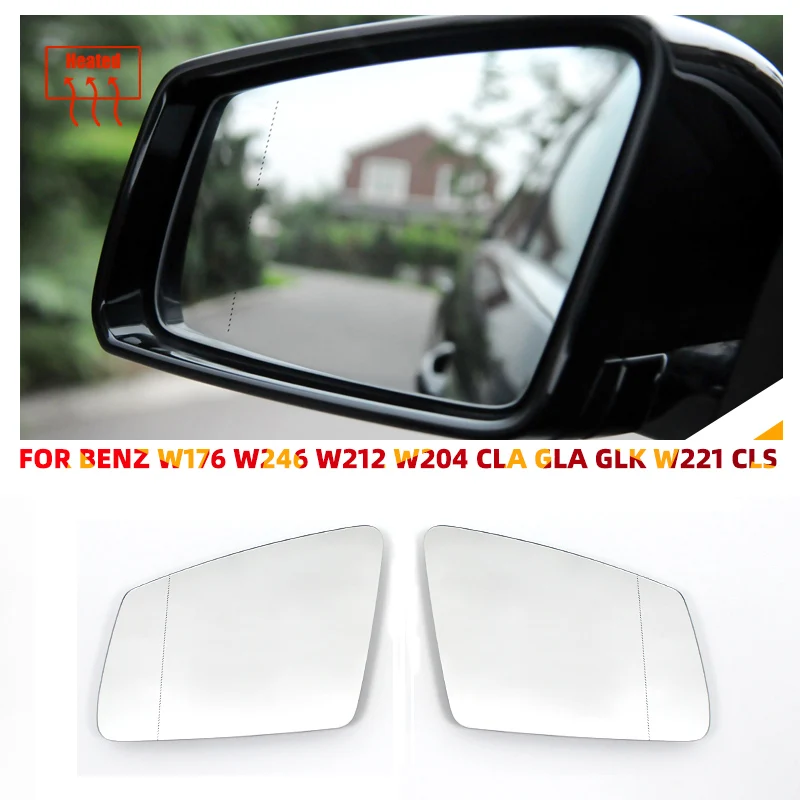 Türflügel-Rückspiegelglas Seitenspiegel-Linse Beheiztes Spiegelglas für Mercedes-Benz A B C E W176 W246 W212 W204 W221 W218