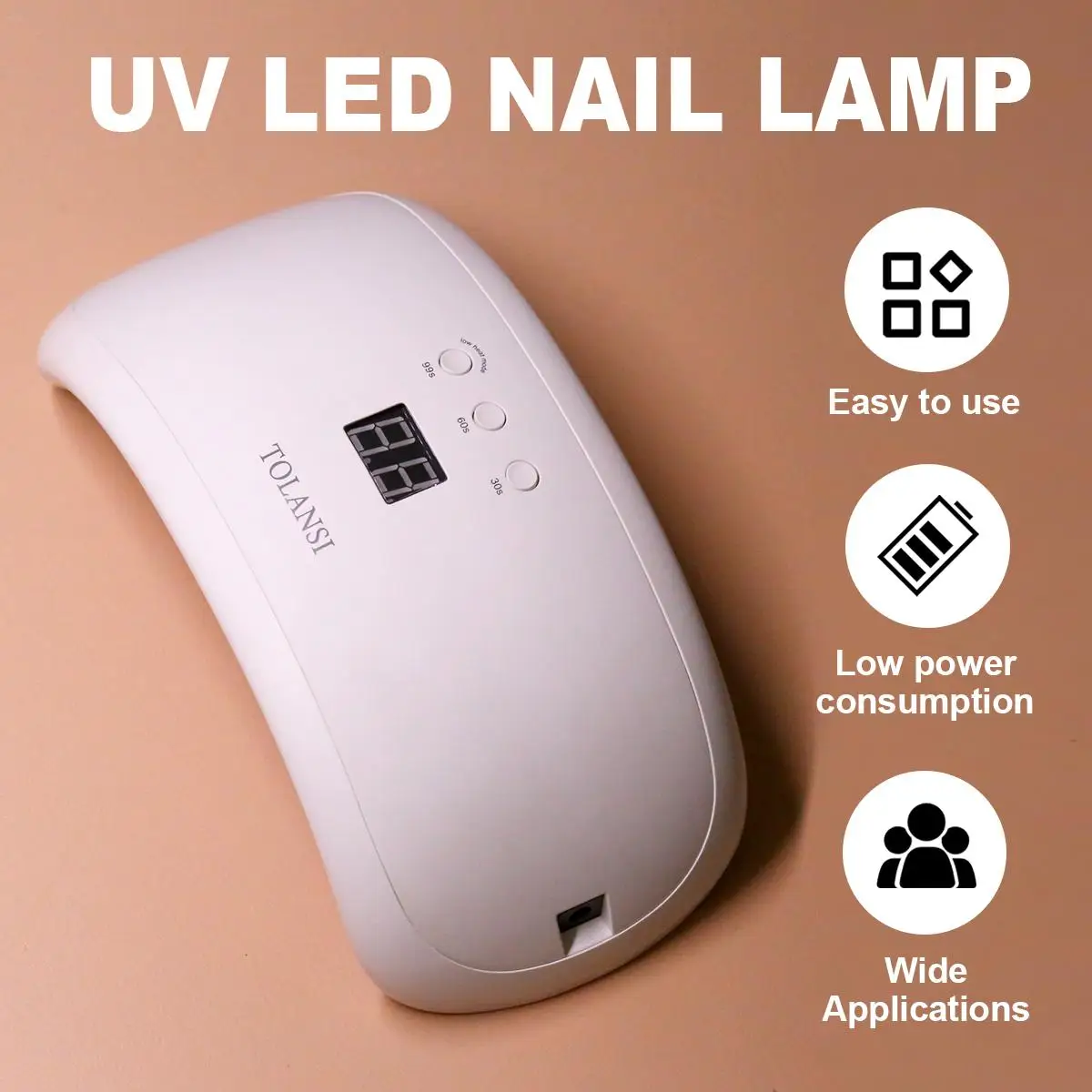 

Nail Lamp Us/Eu Plug Uv 36w Cnd Led For Nails With Screen Gel For Nail Powerful Dry Phototherapy Curing Foot Smart Sensor Polish