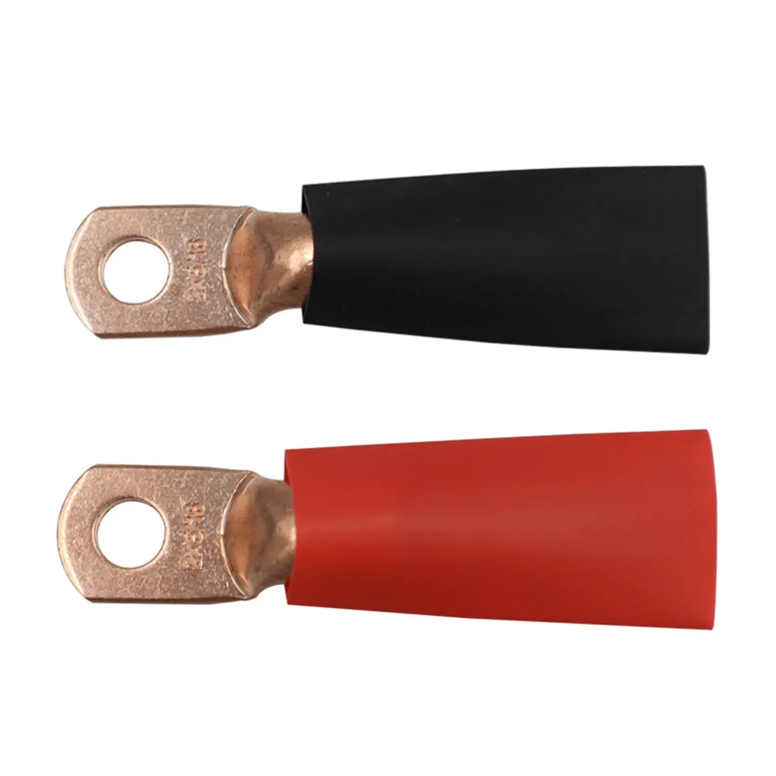 AWG Copper Wire Lugs End Tubular Cable Battery Cable Lugs for Motorcycle Golf Carts Vehicle Marine