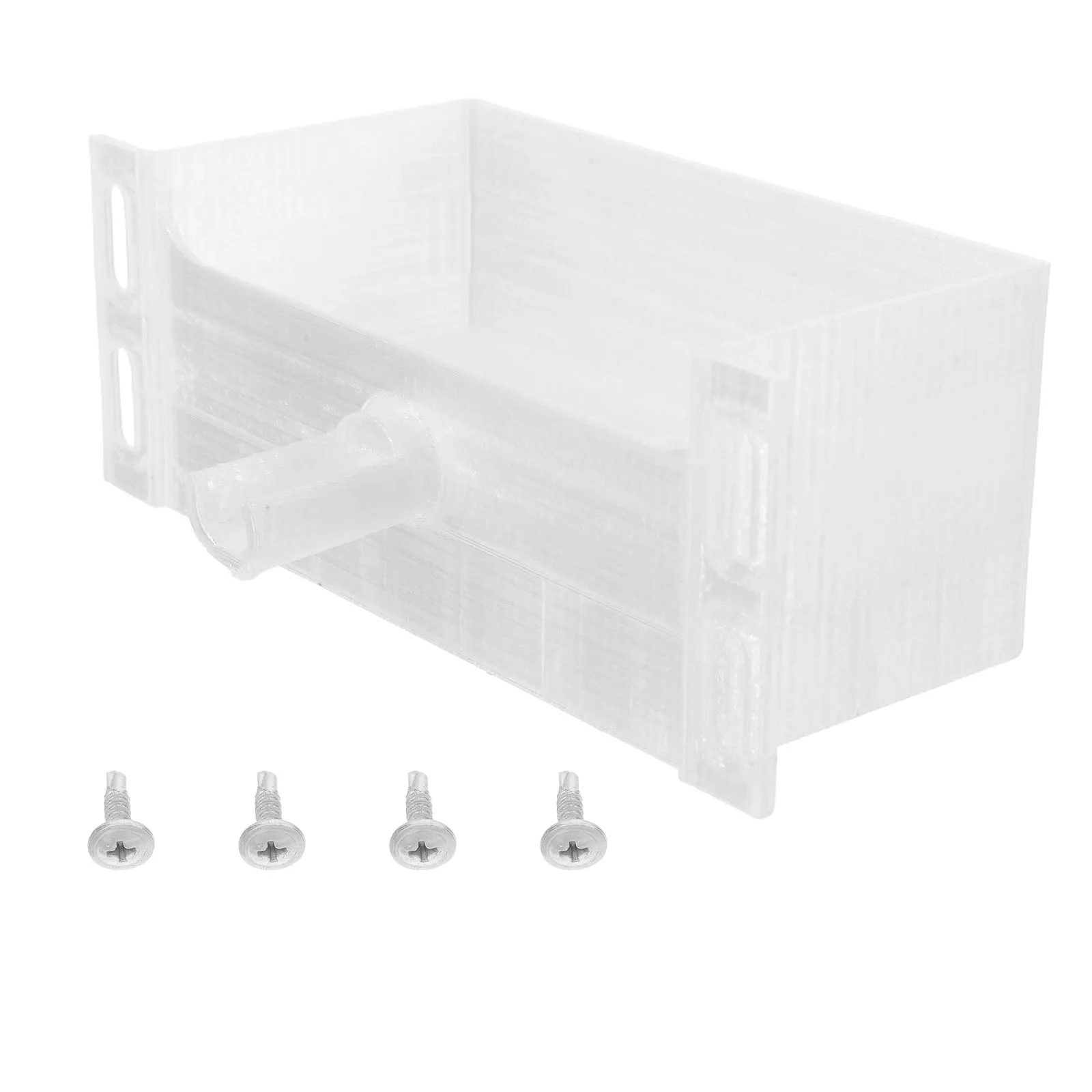 Vassoio raccogligocce per condizionatore d'aria Vassoio di scarico esterno 5,3x2,2x2 pollici Piastra raccoglitore d'acqua Arresto gocciolamento Mantieni la unità di montaggio a secco