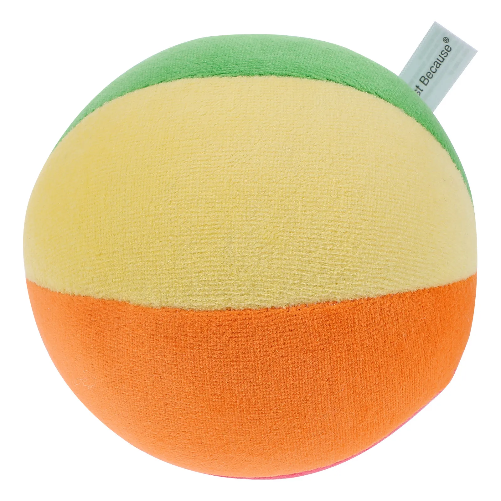 Stuffed Dog Ball Squeaky Interactive Chewing Plaything Bite-Resistant Pet Chew Sphere Helps Teeth Gum Health Household Dog