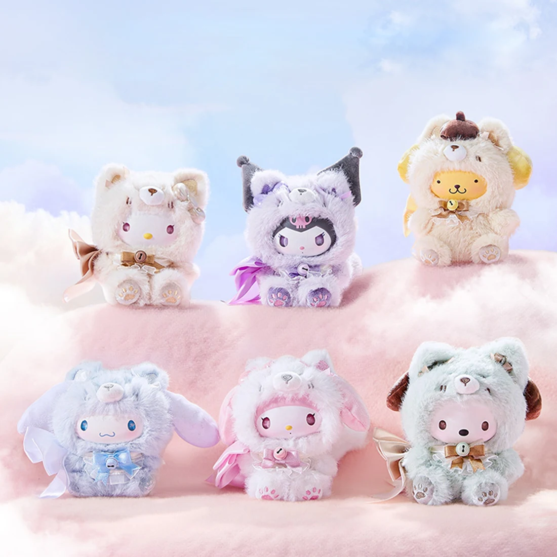 MINISO Sanrio Characters Island Fox Vinyl Plush Surprise Box Cute Cartoon Character Collectible Toy Blind Box 1pc Random Style