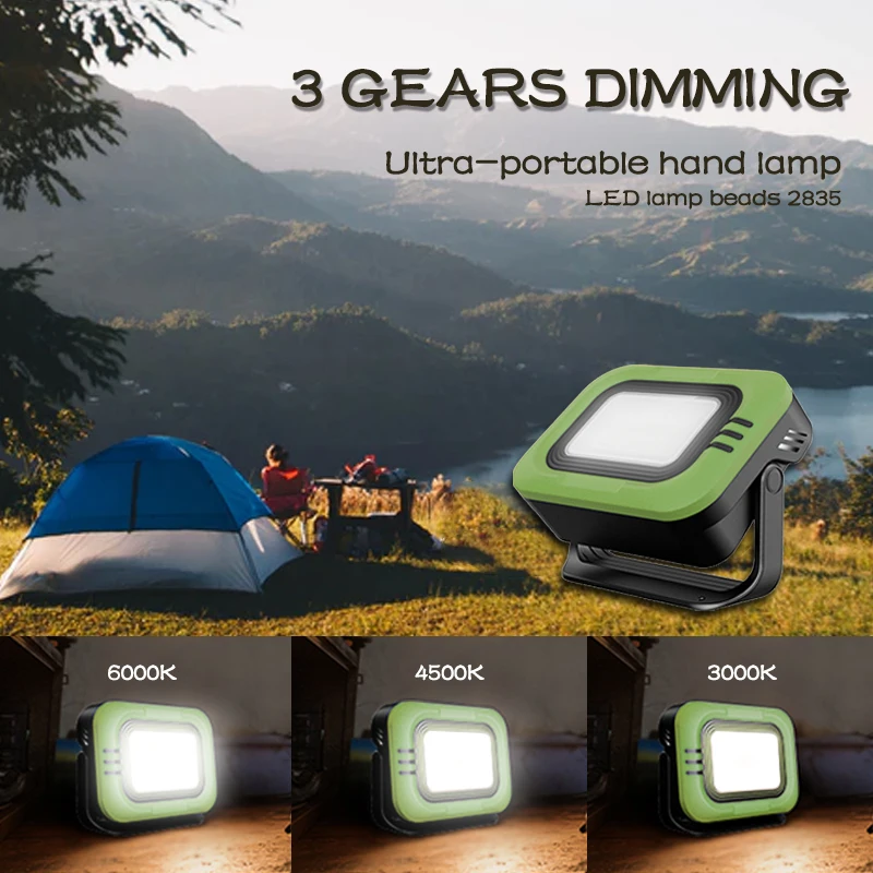 

Multifunction Portable Solar Camping Lamp Cool Travel Floodlight USB Rechargeable Outdoor Emergency Searchlight Site Stall