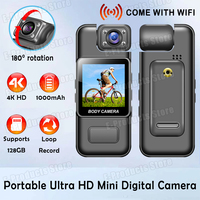 Mini Camera Portable WiFi HD 4K Action Camera Digital Video Recorder Infrared Night Vision Outdoor Sports DV Riding Camcorder