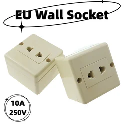 surface type 1 gang wall socket 1 gang 2 pin socket US 2 pin wall socket