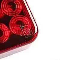 

1PC 12V 24V 12 LED Waterproof Rear Tail Fog Light Driving Lamps Safety Warning Brake Stop Truck Trailer Boat Caravan Lorry