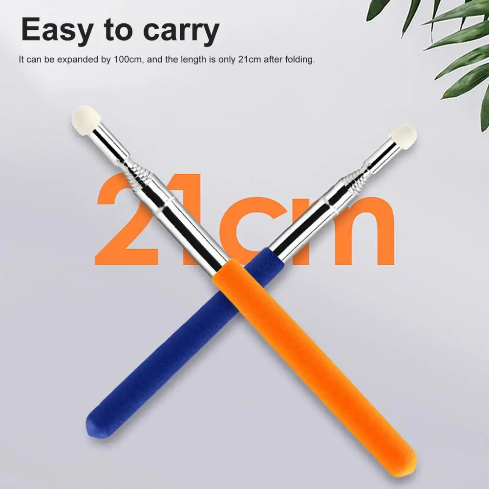 Quadro-negro com ponteiro especial para professores, ensino escolar, vara de comando, quadro branco, ponteiro touch screen, 1,2 m