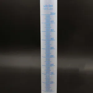 Kunststoffmesszylinder, dickes PP -Material, Chemie -Laborgeräte, Abschlusszylinder, 500 ml, 1PC 10 Hauptverkäufe Plastikzylinder - №4