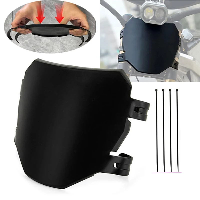  Front Number Plate License  Fairing Shield  For Surron S X Talaria Sting MX3 MX4 Dirt Bike Motocross Electric E-Bike