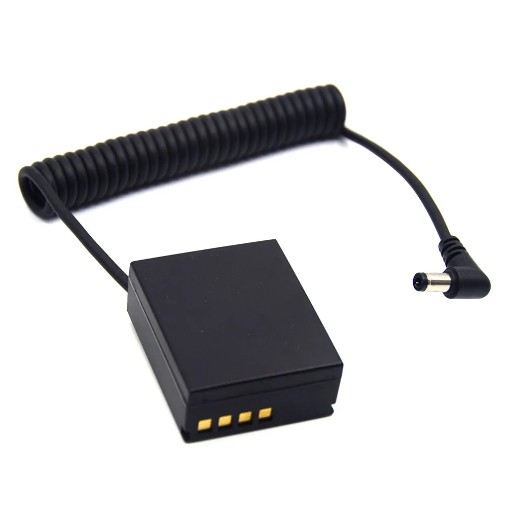 Male Head 5.5x2.5mm to PS-BLH-1 Dummy Battery BLH1 DC Coupler For Olympus Camera EM1 MARK II EM1-2 EM1 Mark 2