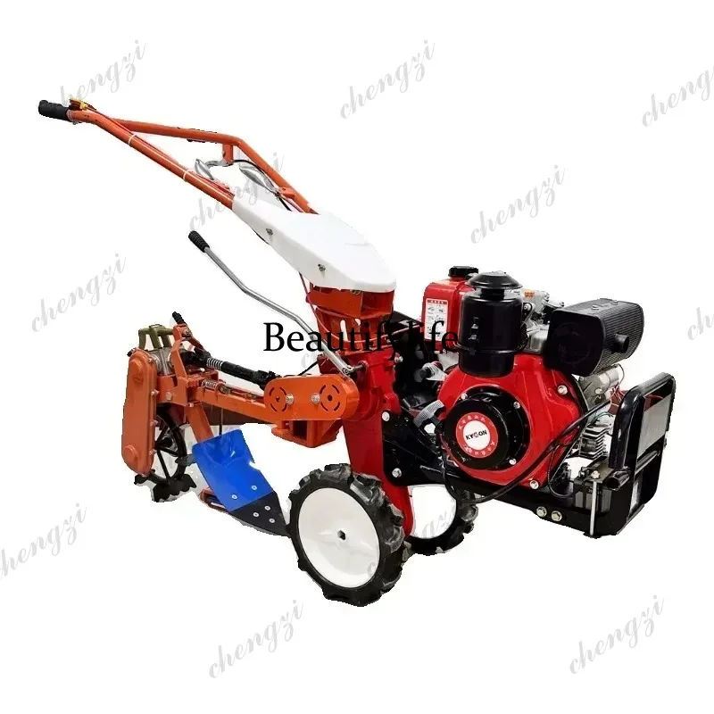 

ASMT Oscillating Multi-GardenTools New double drive furrowing plow diesel micro tiller small agricultural ridging