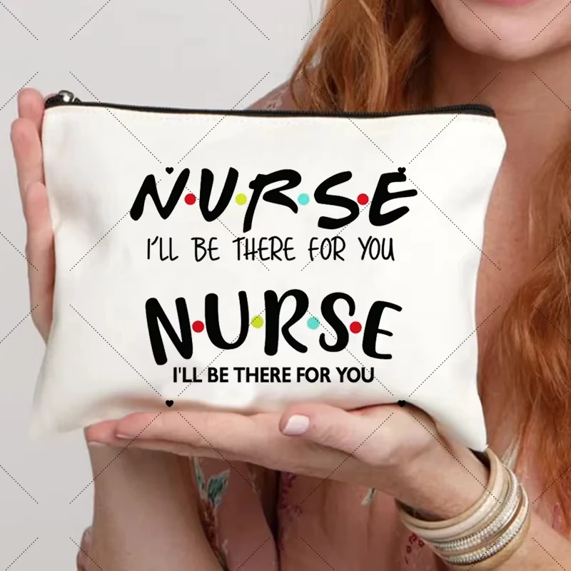 

Подарочные косметички для медсестер на день рождения, туалетные сумки с принтом медсестры, декоративный органайзер, женская повседневная косметичка