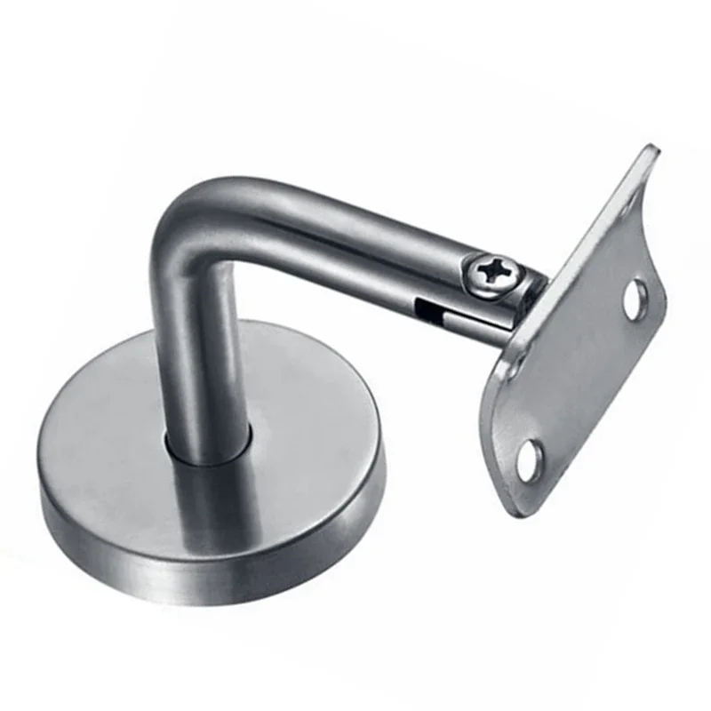 Handrail Bracket Wall Bracket Stainless Steel Glass Balustrade Stair Wall Mount Bracket Supports Hand Rail Hardware