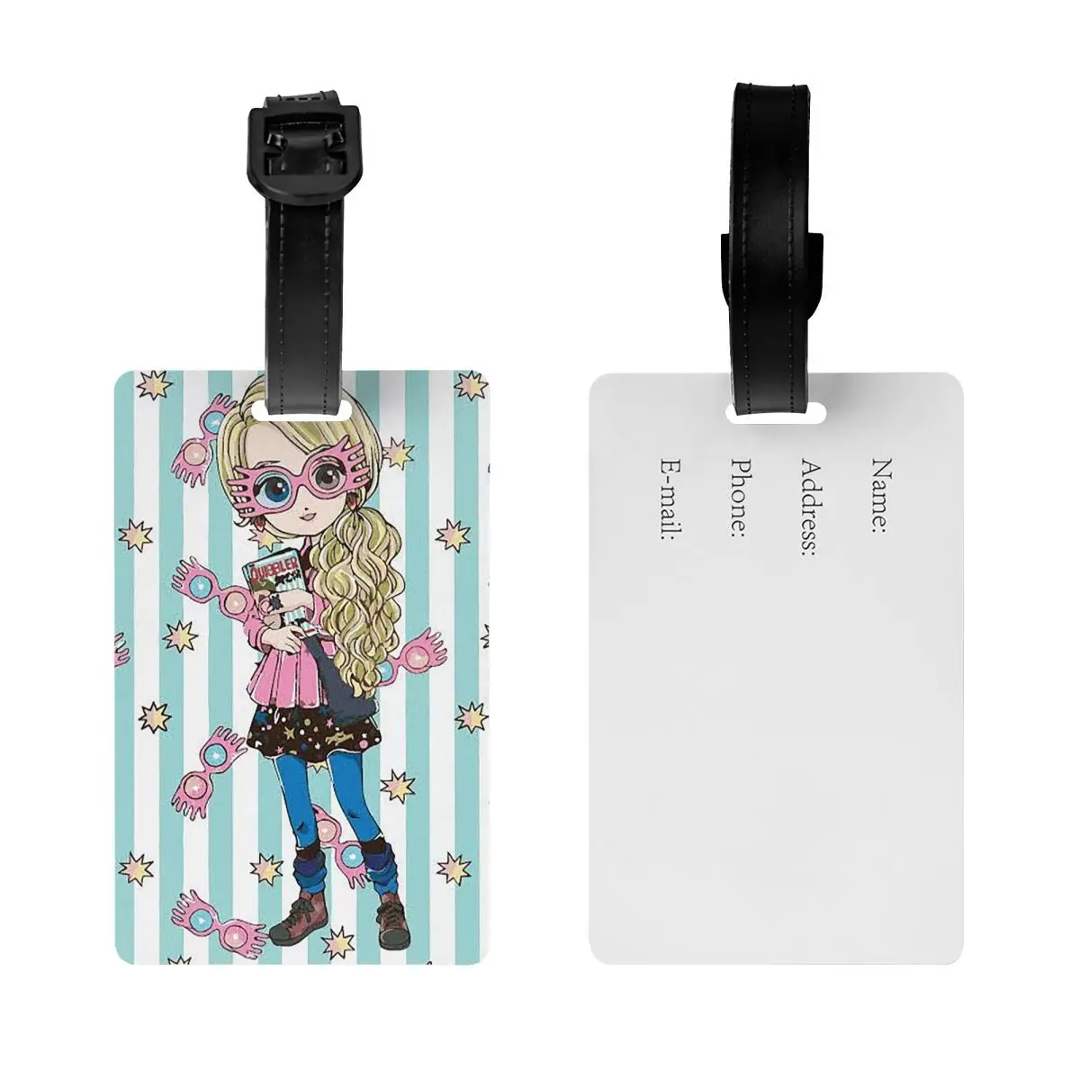 

Бирки для багажа Luna L-Lovegoods: аксессуары для чемоданов, этикетки для путешествий, держатели для идентификационных бирок с именем и адресом