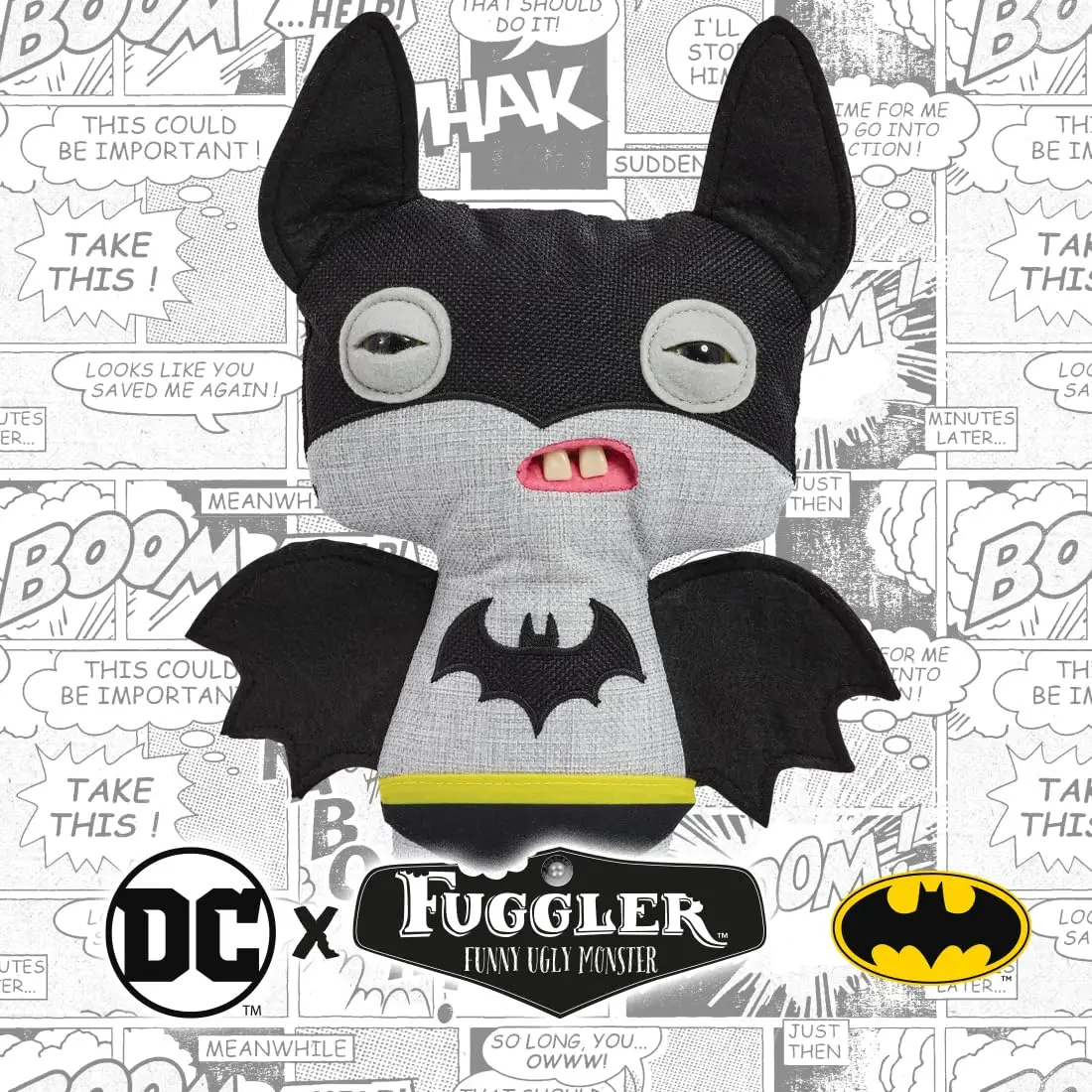Original Fuggler Funny Ugly Monsters X DC Suicide Squad Superman Batman Joker Harley Quinn Super Hero Plush Stuffed Soft Kid Toy