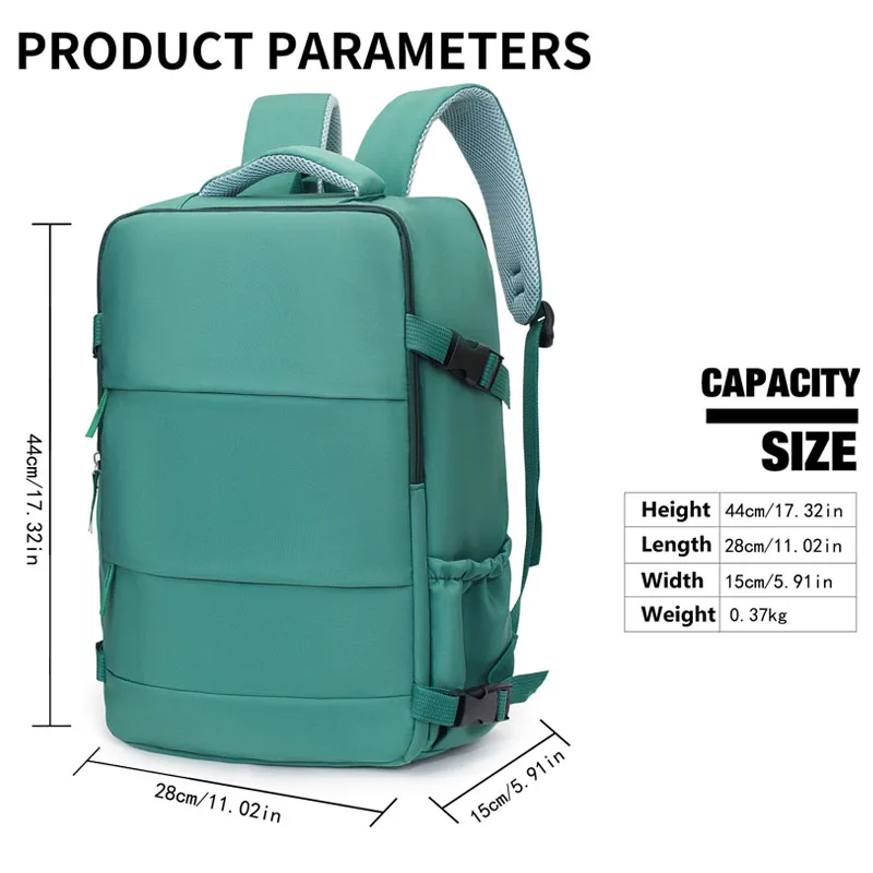 Couples Leisure Lightweight Backpack Travel Backpack Female New Backpack Student Schoolbag Large Capacity Travel Commuter Luggag