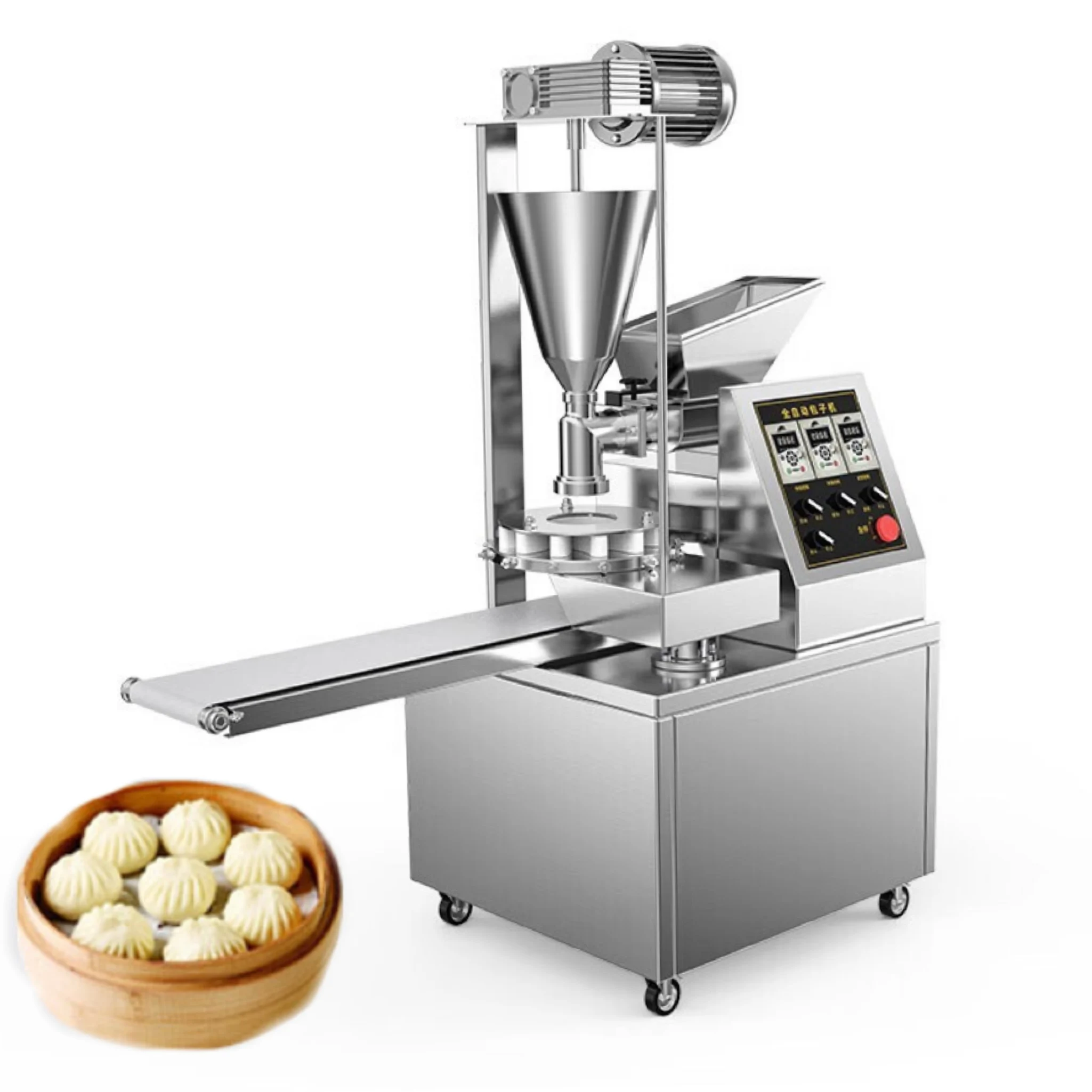 New in 2024 steamed bun making machine steamed stuffed bun machine bun forming machine