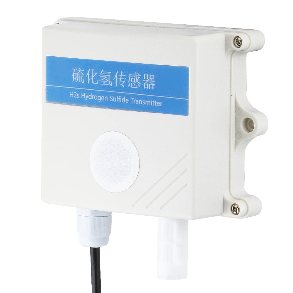 H2S Gas Sensor for Hydrogen Sulfide Concentration Peculiar Smell Monitor Detection Sensing Transmitter Module RS485 OLED 100ppm