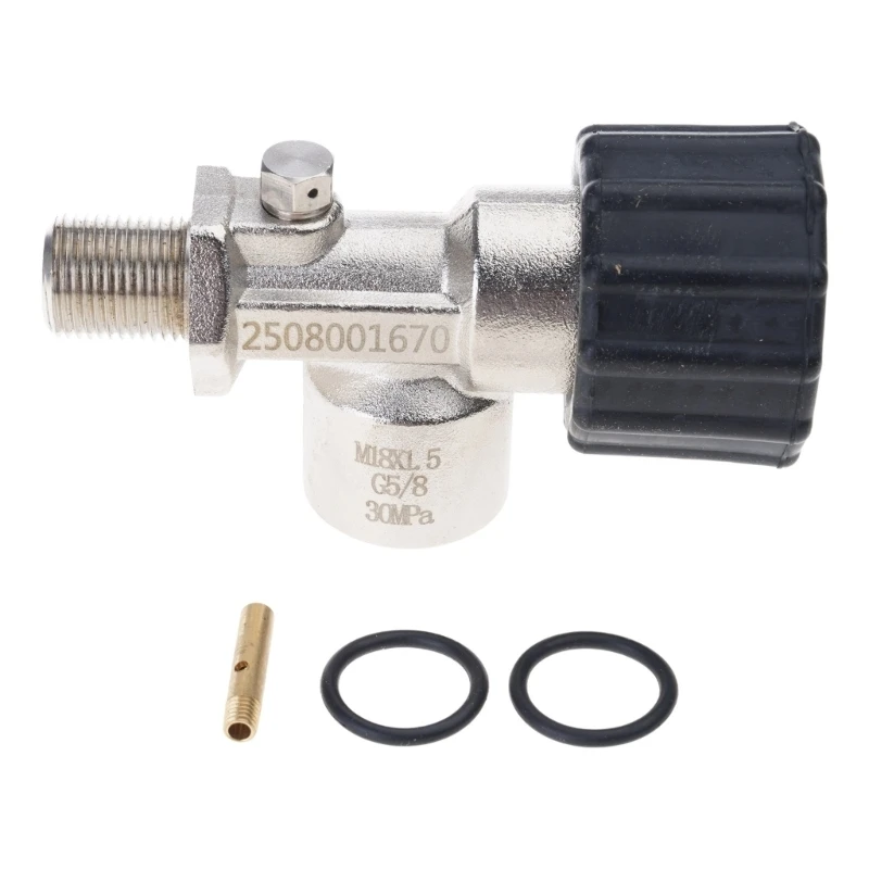 R53E Diving Tanks Cylinder Valves Quick Connector 5/8inch Air Tanks Refill Adapter