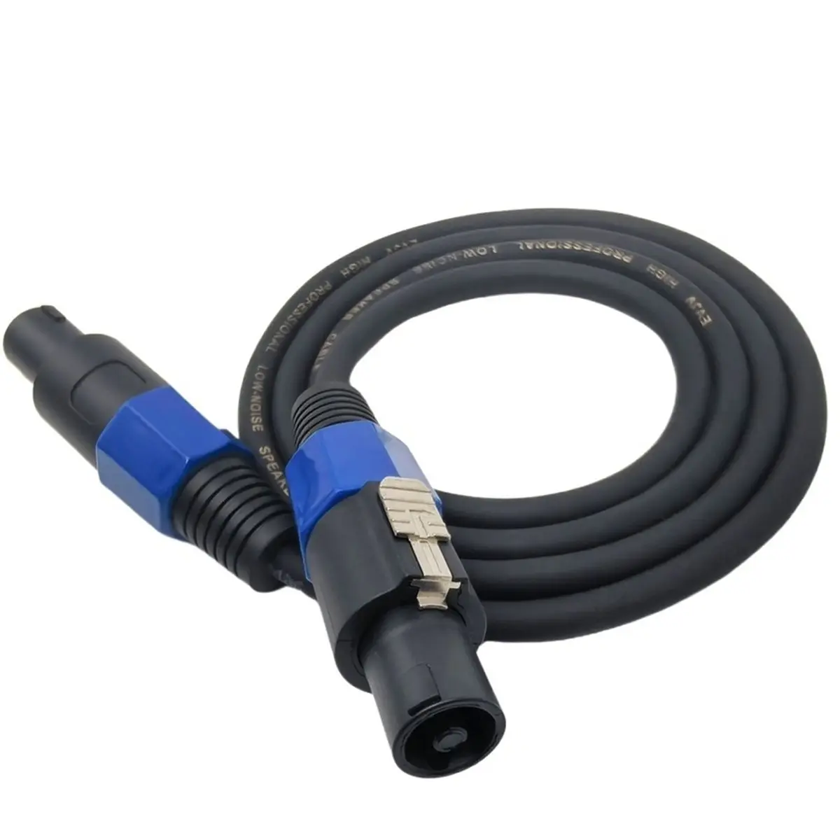 Promotion 10m Audio Cable Speakon Male to Male Cable Professional Copper Cord DJ Speaker Cable Wire 10m with Twist Lock