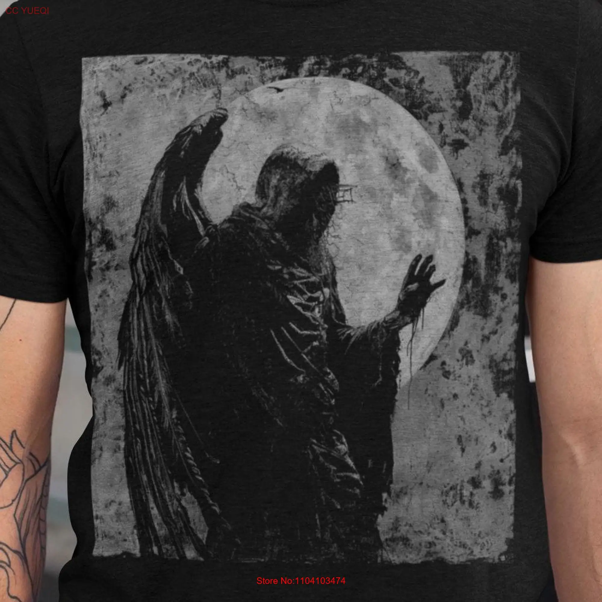 Seraphim T Shirt Angel of Death long or short sleeves