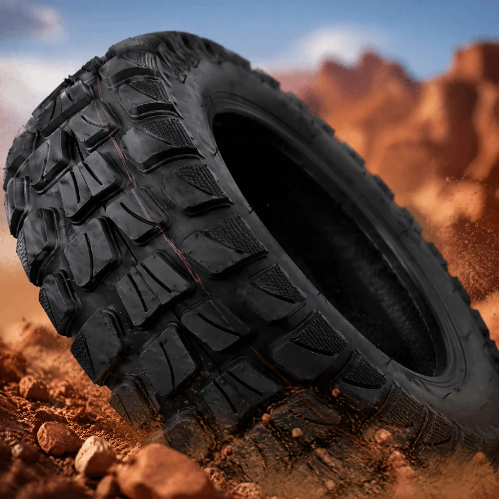 10x2.75-6.5 Off-Road Tubeless Tire Puncture Resistant Heavy Duty Electric Scooter Replacement Tire Thickened Rubber Outer Tyre