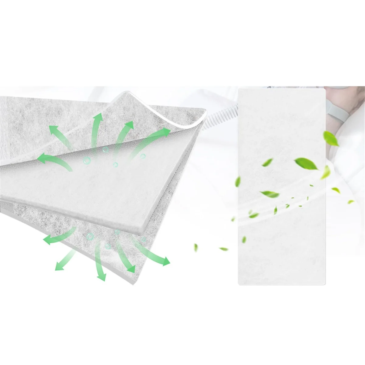 AA98 50 sztuk wymiennych filtrów do serii Airsense 11 Supplies, ultra drobny filtr jednorazowego użytku do aparatu CPAP