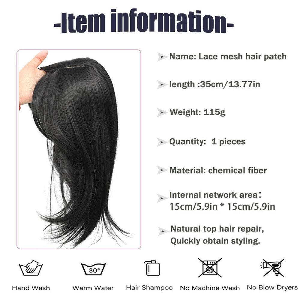 

3D Bangs Invisible Seamless Head Hair Straight Hair Hair Air Bangs Head Overhead Natural Invisible