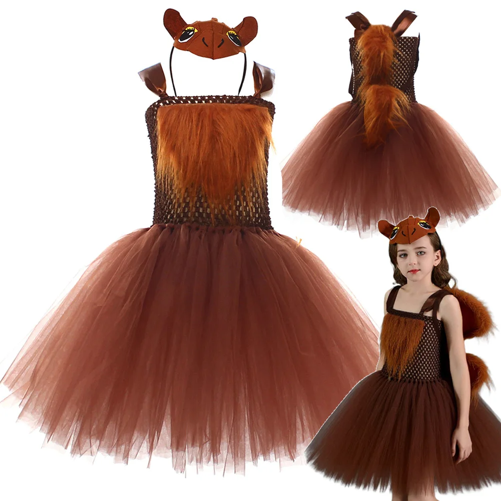 

Cute Camel Cosplay Fantasy Girls Clothing Cartoon Animal Stage Costume Disguise Teen 6 to 14 Years Roleplay Party Outfits