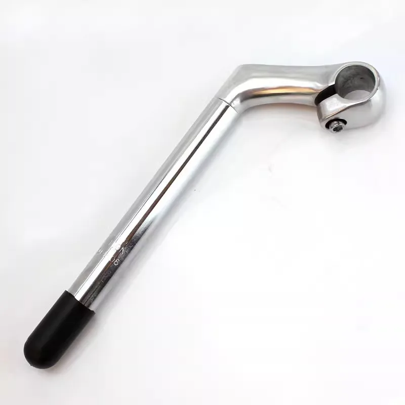 Bike Gooseneck Stem Half Aluminum Material Lady Bike Handle Stand 22.2mm 25.4mm 220mm Length Retro Bicycle Parts