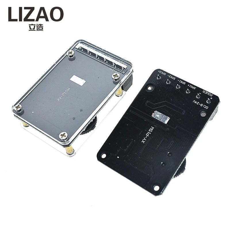 LIZAO Dual Channel Bluetooth Audio Amplifier Board 12V 24V 10W 15W 20W Bluetooth Receiver Module for DIY Speaker