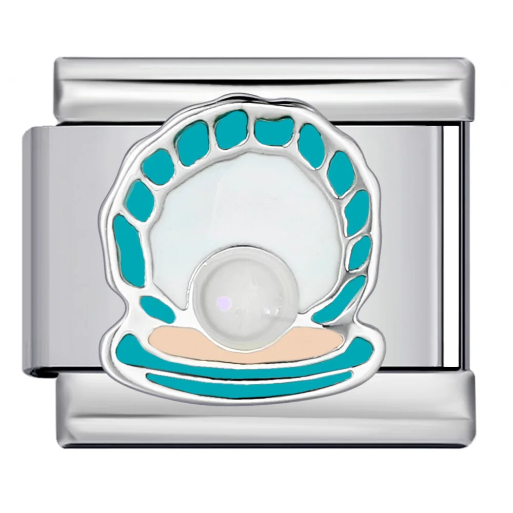 WG 1pc Italian Charm Mother\'s Day Series Bracelet 9mm Modular Italian Charm Bracelet Links Handmade DIY Jewelry Gifts