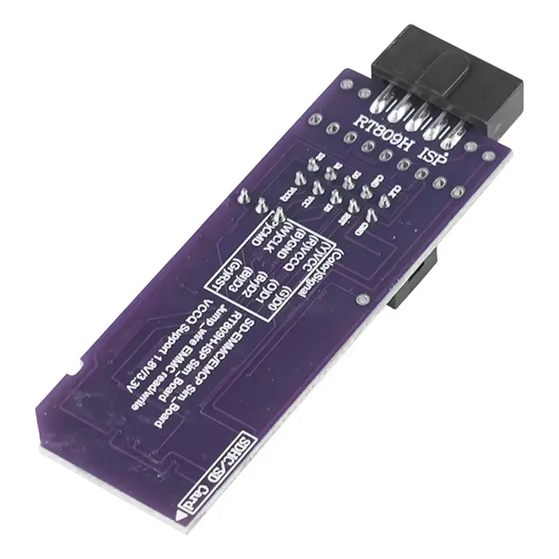 BGA254 SD-For EMMC 8Bit 1.8V For EMMC NAND Flash In-Circuit Programmer Board- RT809H-ISP Support Simple Read/Write Access