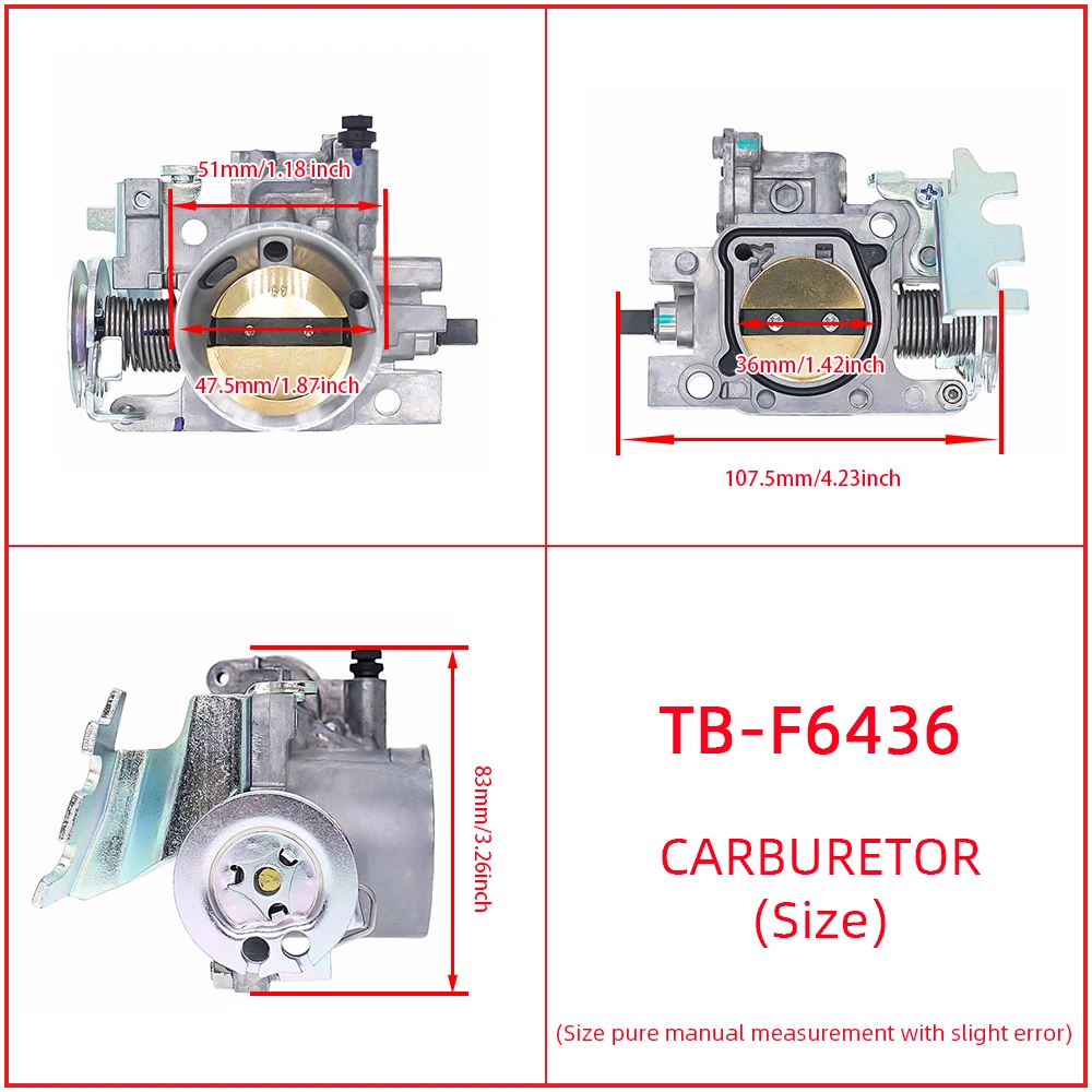 For Honda Vario Click ADV Airblade Stylo 160 Racing Throttle Body 32mm 34mm 36mm Intake System