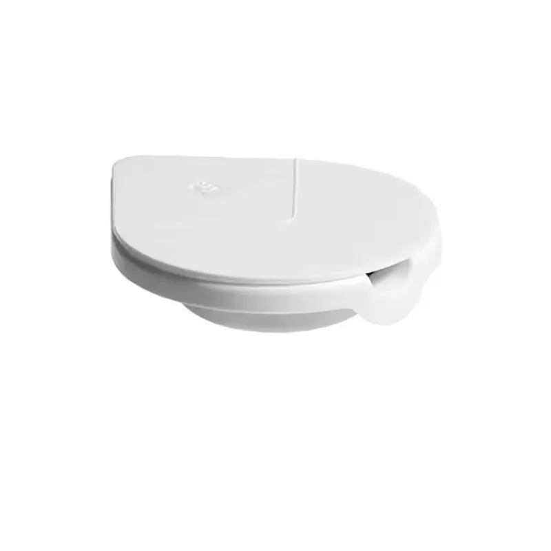 Convenient white Sticky Detachable Bottom Rotating Ashtray Stainless Steel Round Ashtray Easy To Clean