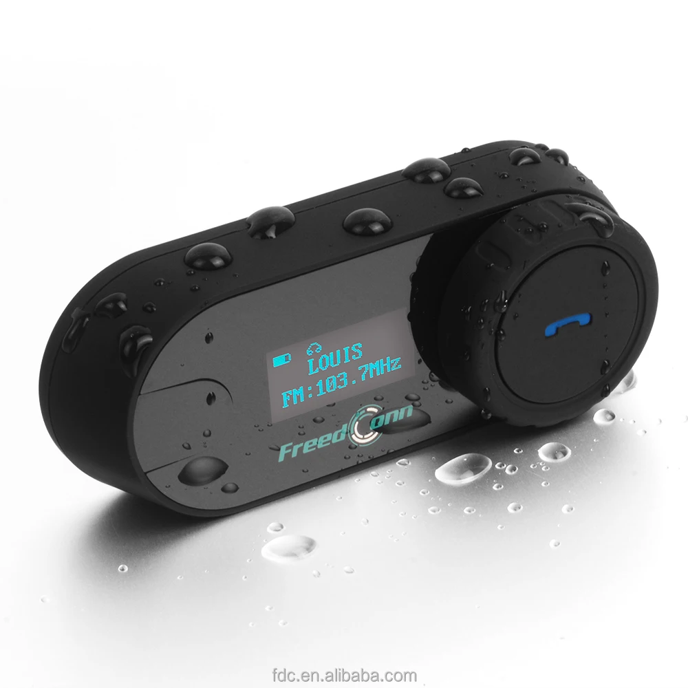 

FreedConn T-COM SC 800M Intercom Between 2 Riders FM Radio FreedConn Motorcycle Bluetooth Intercom Headset