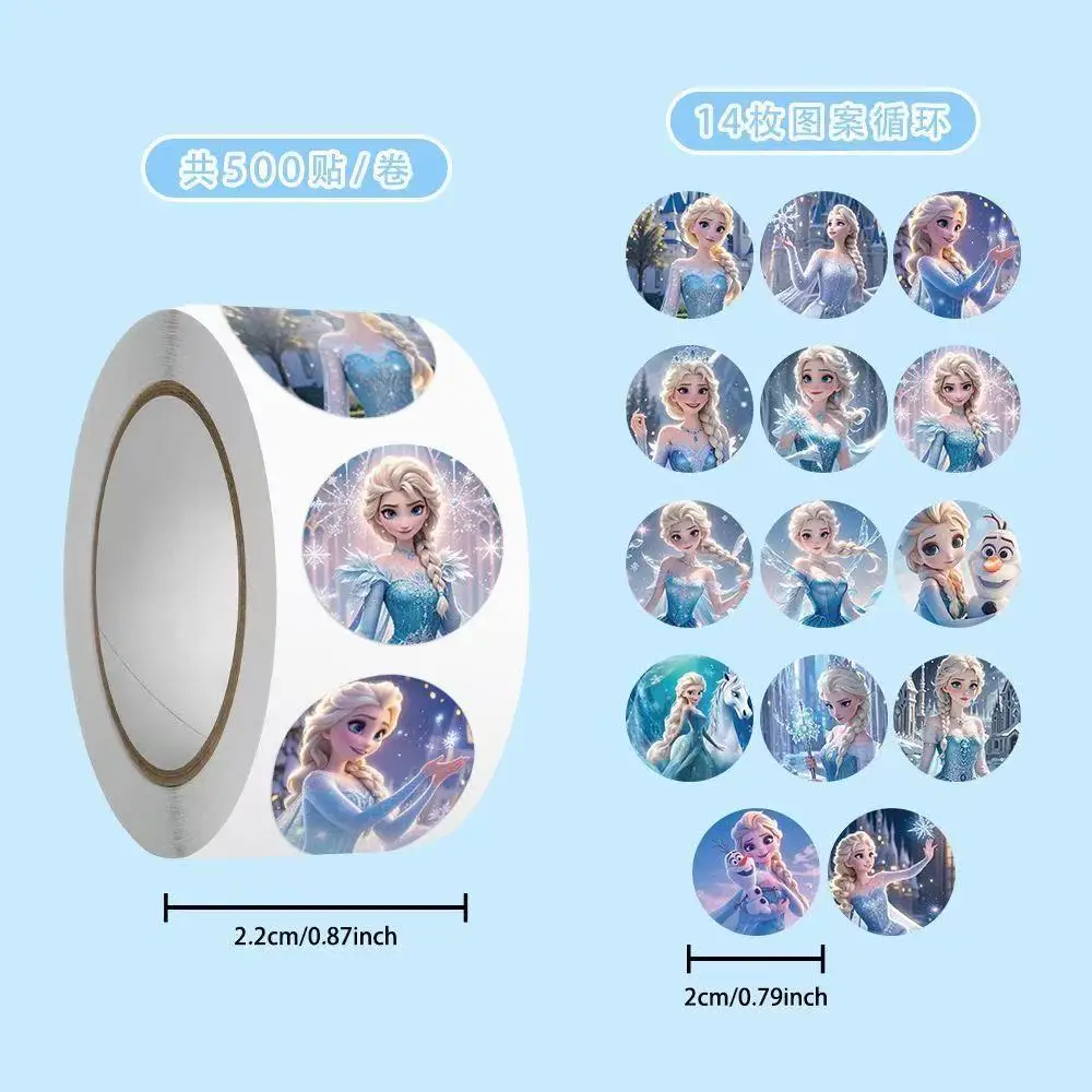 479 قطعة من ملصقات أميرات إلسا - تصميمات ملونة عالية الجودة للمكاتب وأجهزة الكمبيوتر المحمولة والسيارات، مثالية للجمع والهدايا #1