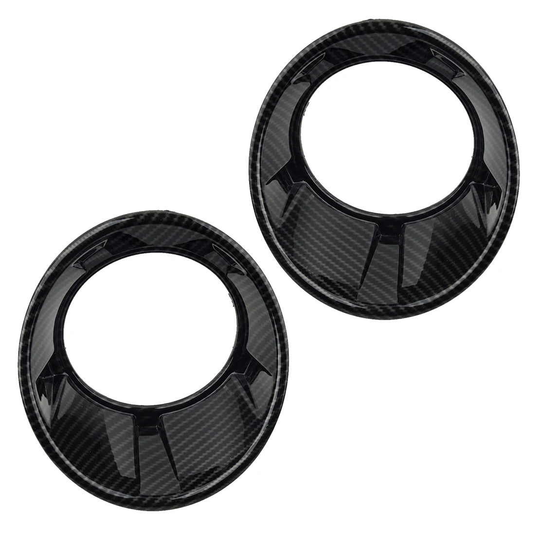 1 Pair Carbon Fiber Style Car Front Fog Light Lamp Cover Trim Frame ABS Fit for Chevrolet Camaro 2010 2011 2012 2013 2014 2015