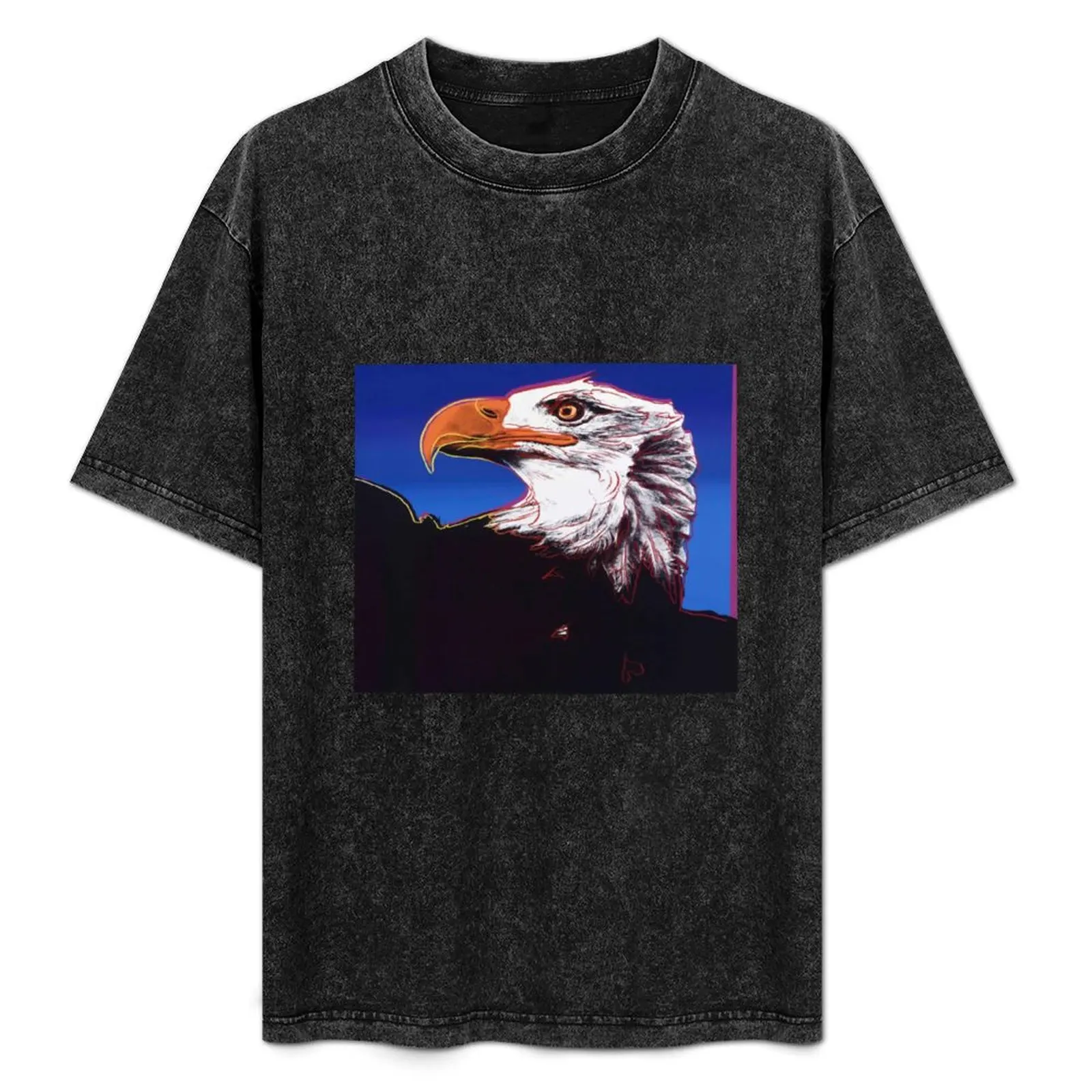 

Andy Warhol's Bald Eagle screenprint T-Shirt customs sports fans custom shirt cute tops plain t shirts men