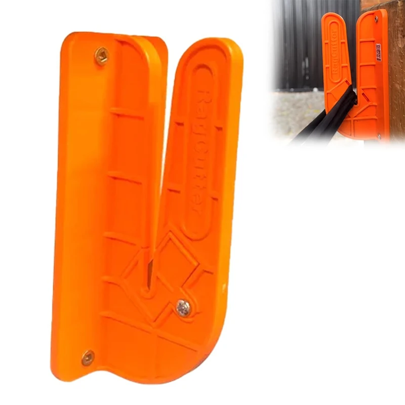 AT02-Wall-Mounted Rag Cutter, The Orange Rag Cutter, Rag Cutter Wall Mount, Easily Cut Old Sheets, T-Shirts, Towels Sheepskin