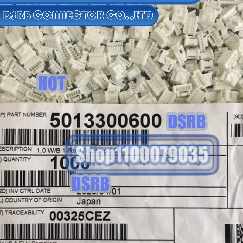 

50 шт./лот 501330-0600 5013300600 Пластиковый корпус 6P 100% новый и оригинальный