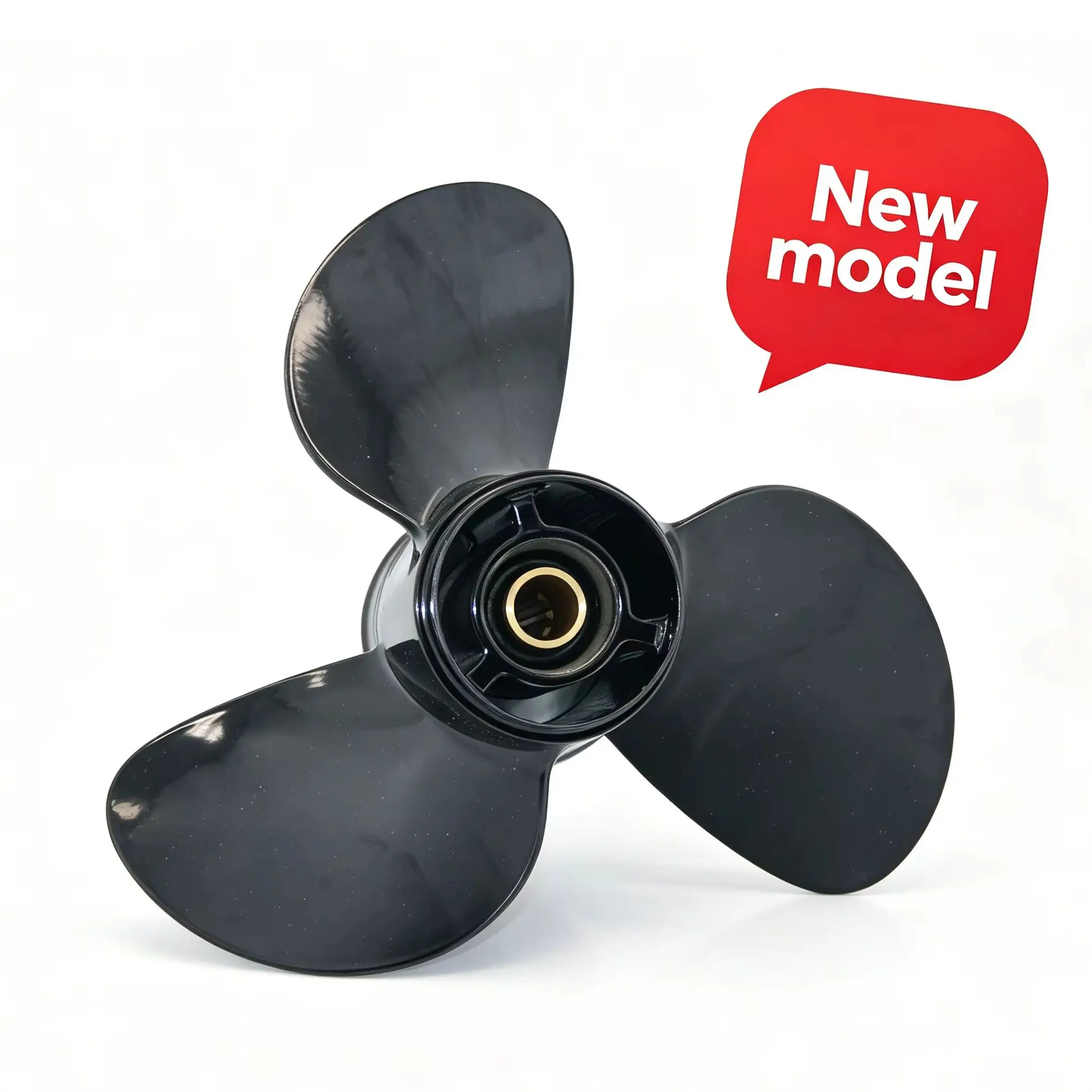 New Model Outboard Propeller 25-30HP Fit Mercury/Tohatsu 2.17:1 Gear Ratio 2022 and newer 4‑Stroke 10 Teeth