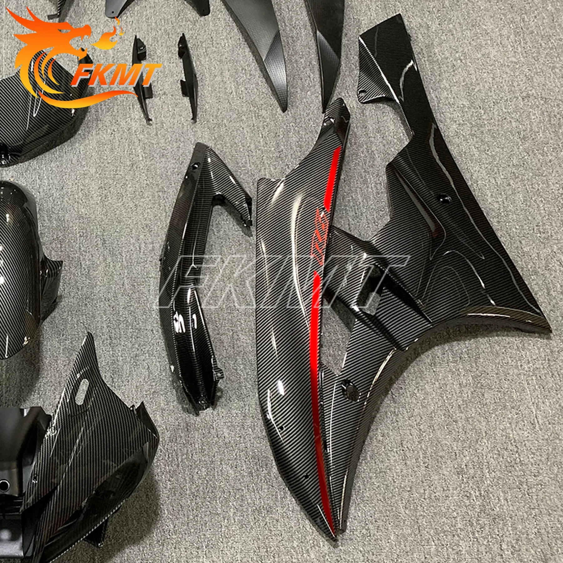 Moke moto Fairings Kit Fit For Yzf R6 2006-2007 Bodywork Set Injection High Quality Abs White Red Grey Shar