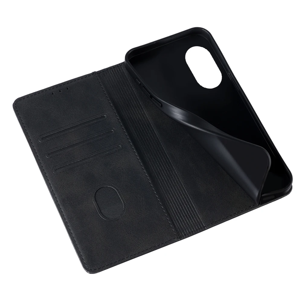 Business Leather Flip Phone Case for Realme C67 C55 C53 C35 C33 C31 C30 C21Y C25Y C21 C20 Magnetic Wallet Case Cover Stand