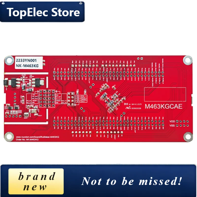 TopElec NuMaker-M463KG Development Board For High-Performance MCU Projects & Embedded Debugging