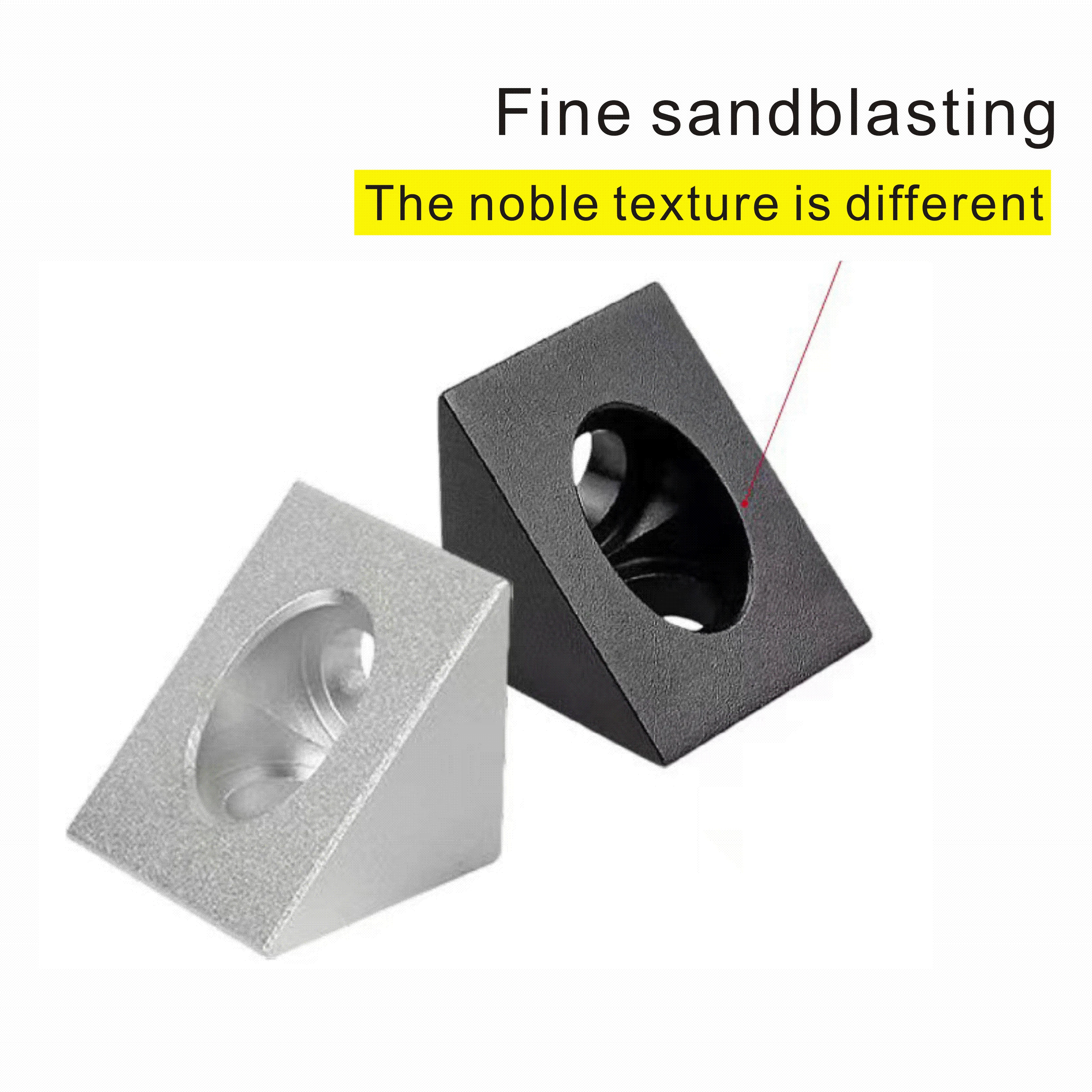 4 قطعة 90 درجة زاوية الزاوية موصل 2020 كتلة الألومنيوم ل V-Slot/C-Beam الألومنيوم النتوءات الشخصي أجزاء الطابعة ثلاثية الأبعاد