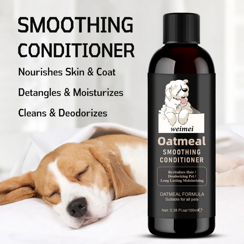 Dog Conditioner Shampoo Gentle Non Irritating Deep Cleaning Moisturizing Deodorant Hair Nursing Care Dog Shower Gel Pet Products