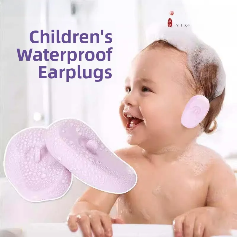赤ちゃん用防水耳カバー-入浴やシャンプー用-子供用保護耳フード-非使い捨て-再利用可能-暖かさを保つ-幼児用